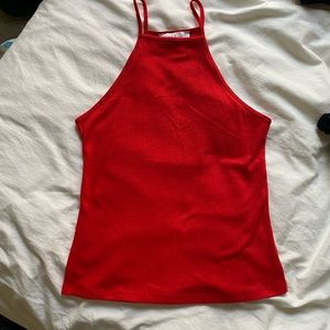 Lime Blue halter tank